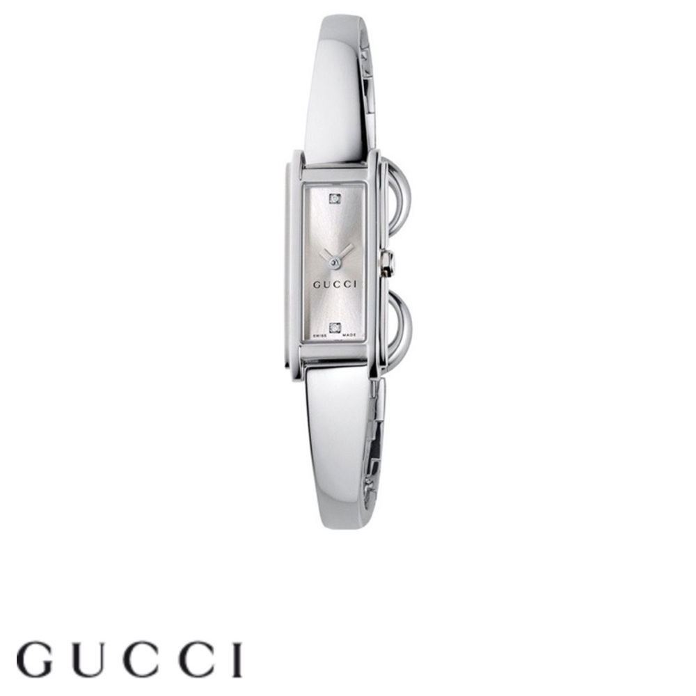 Gucci G-line silver dial watch